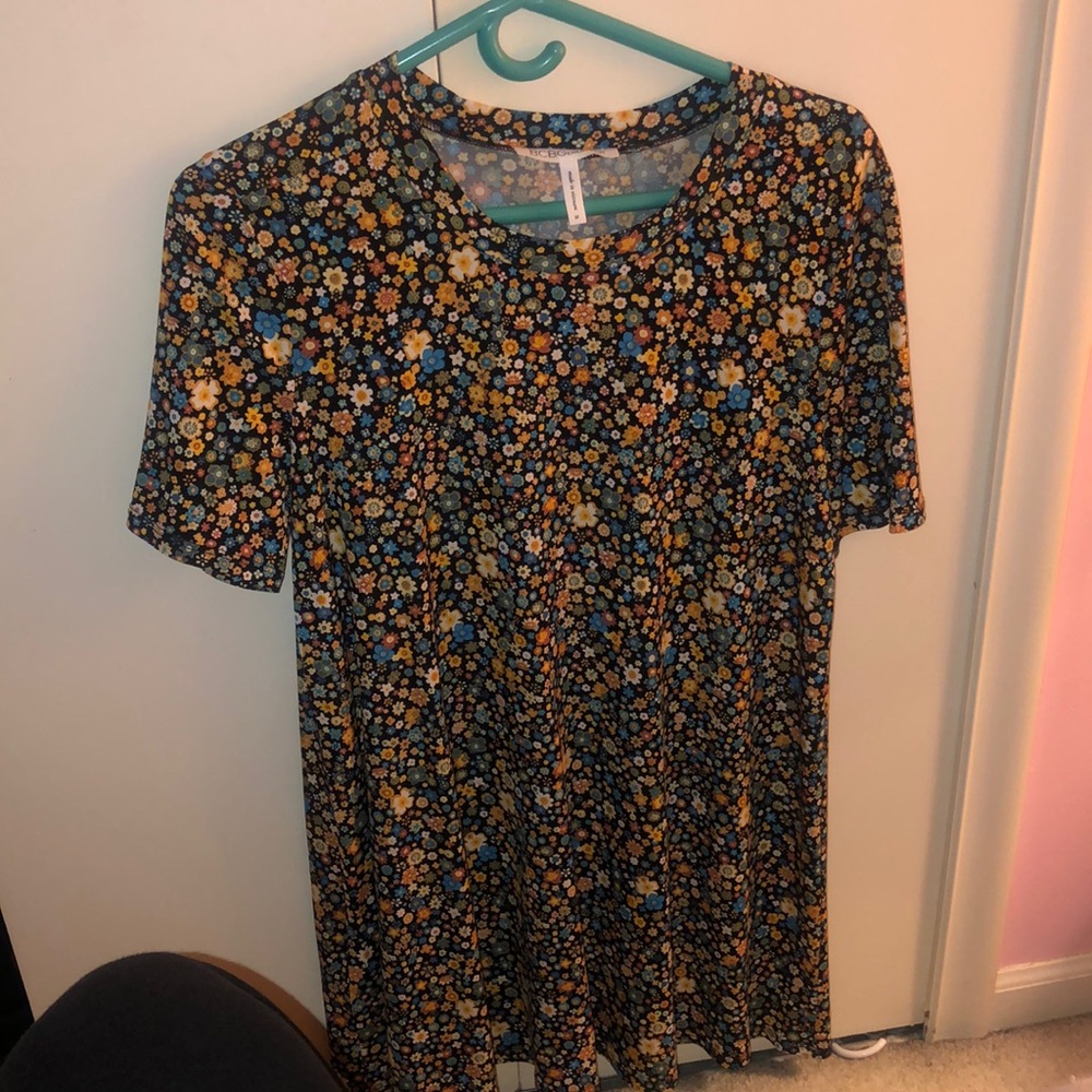 Floral T-shirt dress